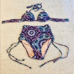 Highwaist Multicolored Bikini